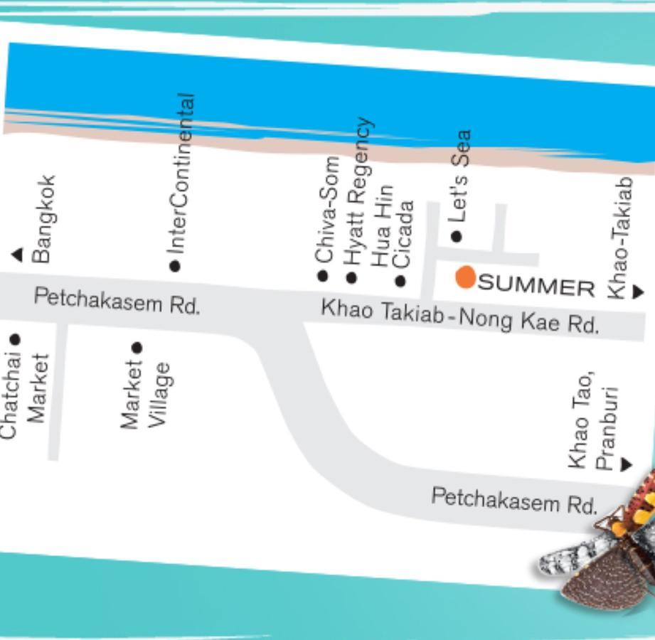 Summer Huahin712,Side Sea View,Near Beach&Cicada,Beautiful Swimming Pool 외부 사진